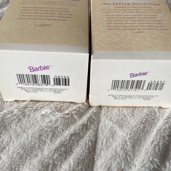 NIB ✨ Vintage Barbie Springtime Barbie Ornaments  ✨ - Picture 4 of 6